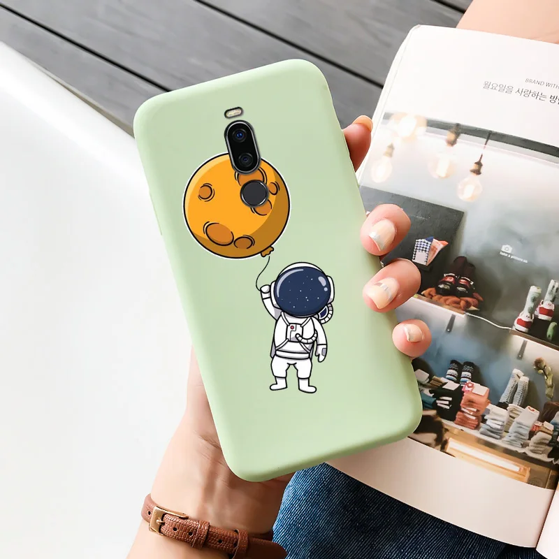 Cases For Meizu Astronaut TPU Soft Shell For Meizu X8 Case Personality Tide Shell For MEIZU X8 Case Silicone Edging Matte Phone For MEIZU meizu phone case with stones Cases For Meizu