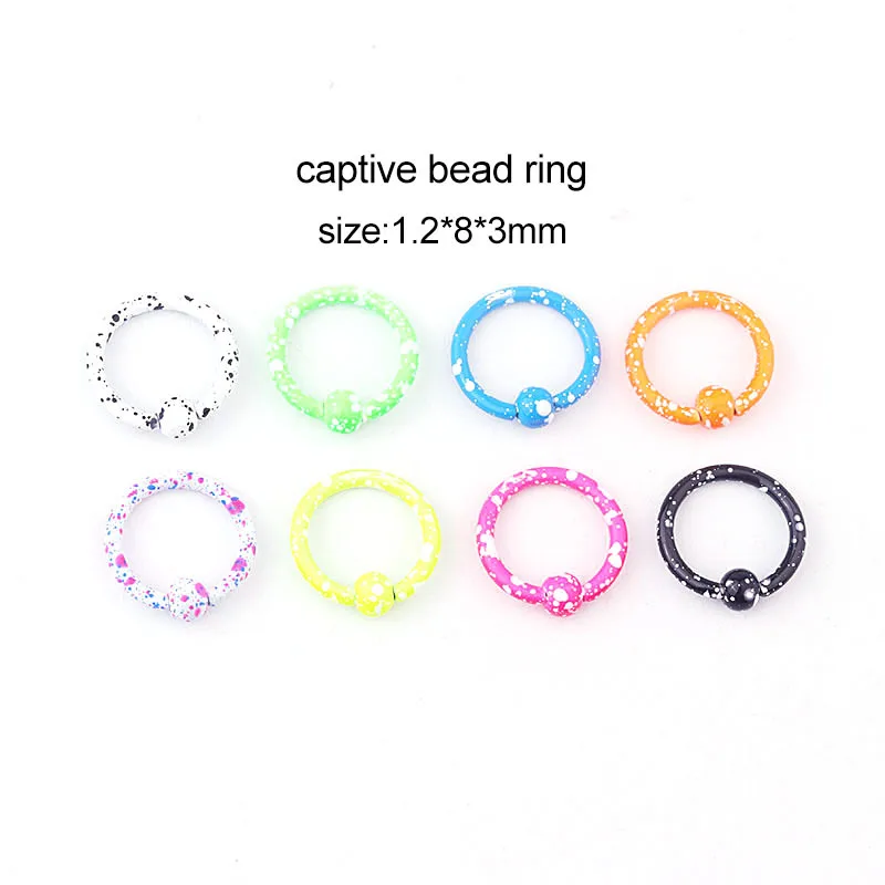 8 шт./компл. хирургическая сталь Labret Monroe позвоночник Козелок Уха шпильки винт