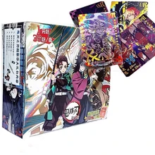 Juego de cartas Demon Slayer, cartas TCG, juguetes de mesa para Familia y niños, regalo de Navidad