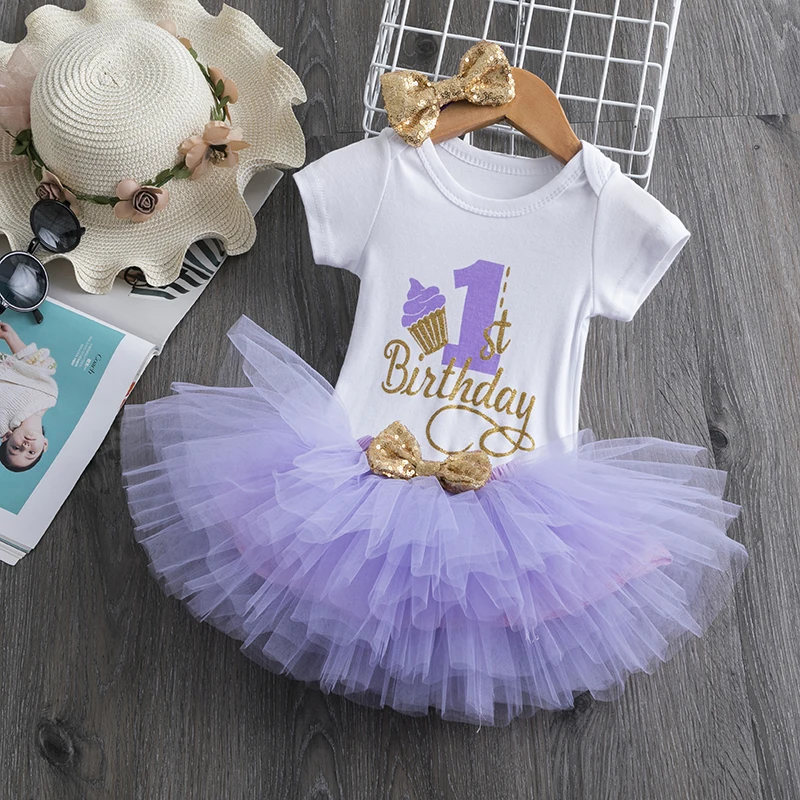 Baby Girls 12 Months Birthday Party Dress New Year 1st Christening Gown Newborn Infantil Tutu Outfit Red First Christmas Clothes