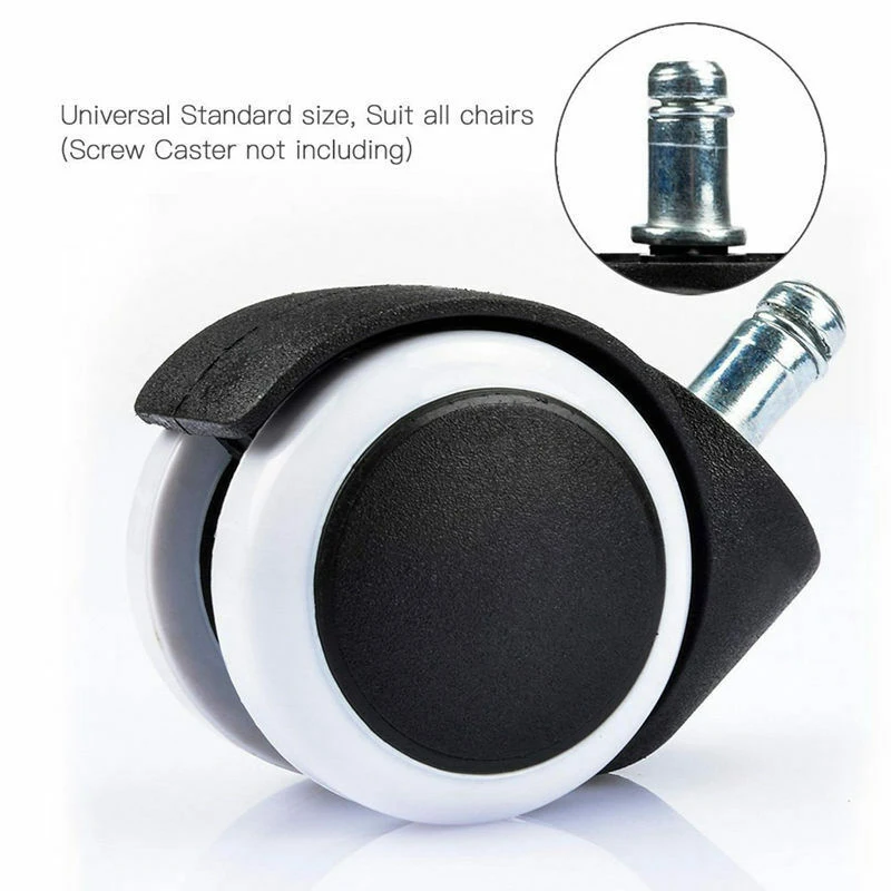 rotating quiet office chair wheels rolo resistente 01