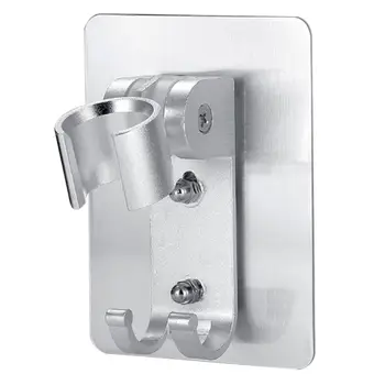 

Shower Head holder with Two Hooks Self-Adhesive Handheld Shower Head Adjutsable Bracket