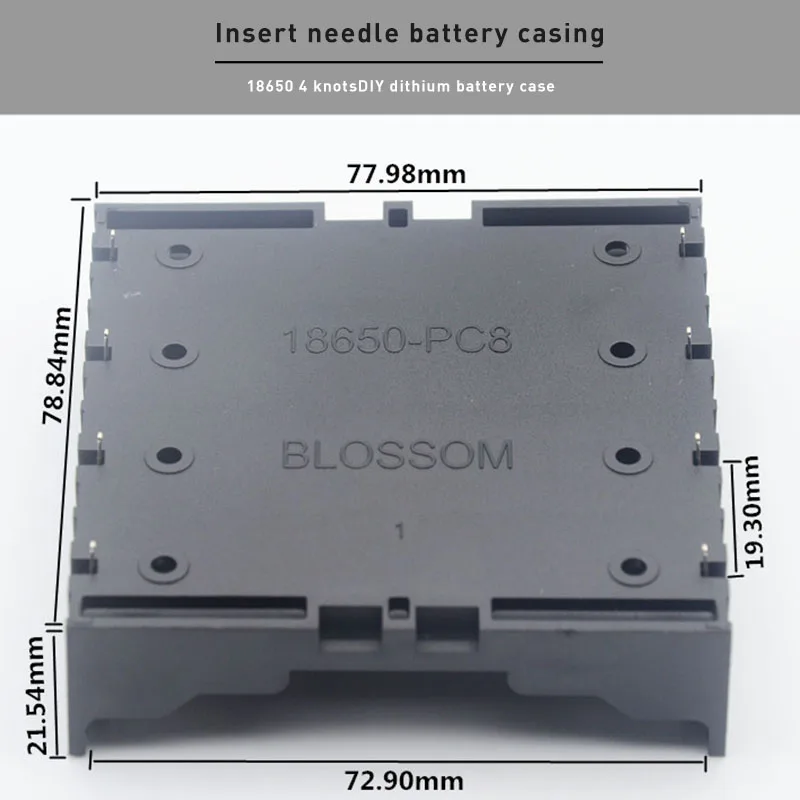 Держатель для батарей ABS 4*18650 2/3/4X 18650 ящик хранения DIY чехол 2/3/4 слота литиевый