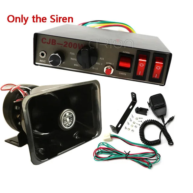 Only the Siren 144 светодиодный аварийный Маяк Предупреждение световой сигнал, аварийный Маяк мигающий, световая балка для восстановления, световой бар, красный синий янтарь, белый - Цвет: Only the Siren