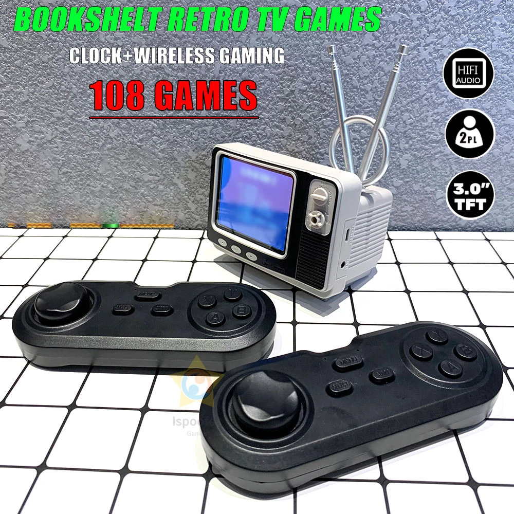 Retro TV Handheld Game Console, 108 Free Classic FC Games, Support for  Connecting to TV,Portable Video Game Gifts for Adults and Children, Retro  Toys