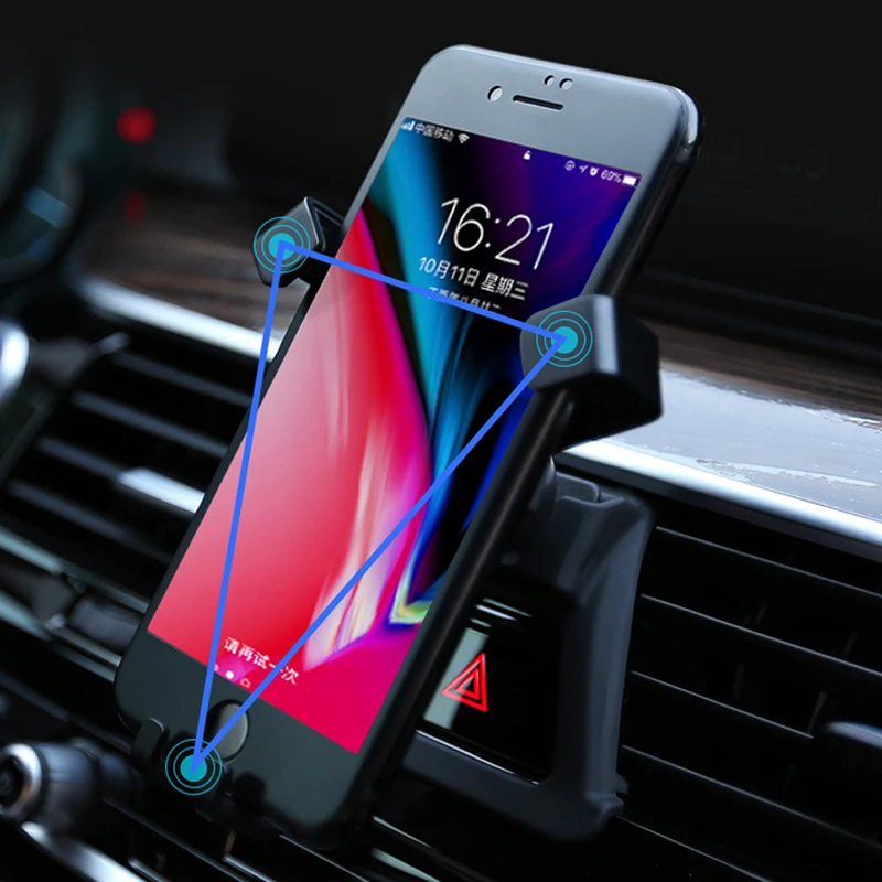 Автомобильный держатель для телефона Air Vent Mount Stand мобильный гравитационный смартфон Подставка для сотового телефона кронштейн для BMW X3 G01 X4 G02