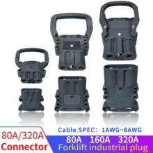 Male/Female Plug 80A160A320A High Current Battery Charging Connector Stacker forklift battery charging plugs