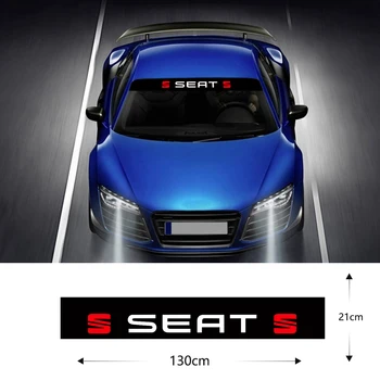 

1pcs Car Styling Sunshade Front Rear Windshield Decal Auto Car Sticker For Seat Ibiza 6j 6l Fr Ateca Altea Xl Leon 2 Leon