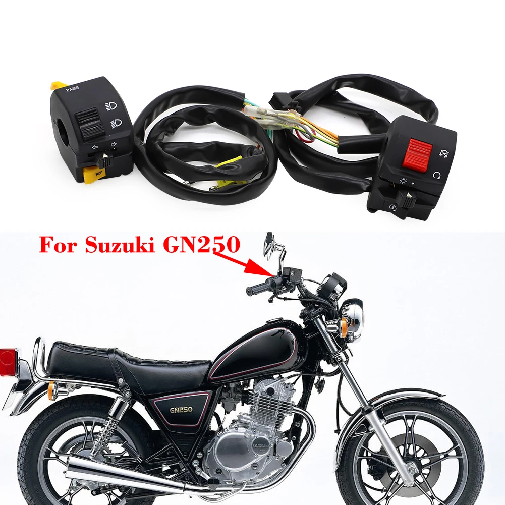 Запчасти для мотоциклов переключатель управления Левый Правый Для Suzuki GN250 GN 250 |