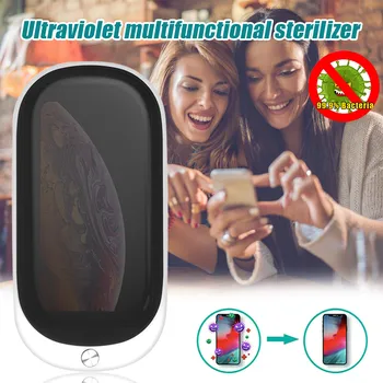 

UV Portable Multifunctional Mobile Phone Mask Jewelry Sterilization Box Home Phone Disinfection accessories UV portable box