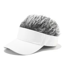 Новинка, шапка унисекс, забавная Кепка для парика, козырек для волос, повседневная Кепка для гольфа, уличный парик, бейсболка для родителей и детей, уличный тренд для улицы