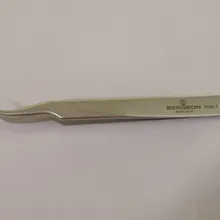 Bergeon 7026-7 Локоть Пинцет супер тонкие точки для волос пружины puntas largas. extra finsa para esmirales Пинцет для инструмент для часов