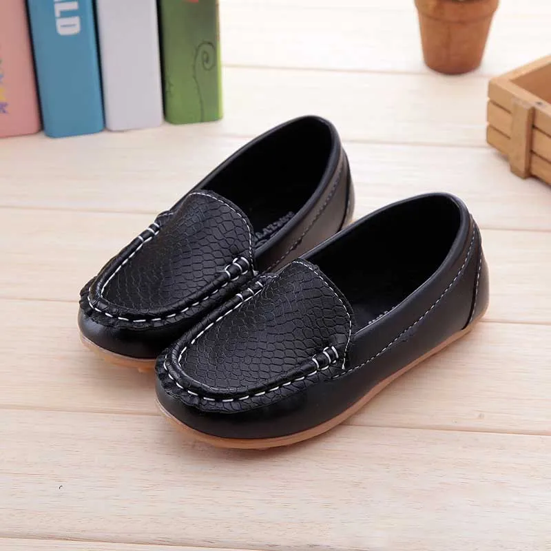 Sandal for girl 12 Colors All Sizes 21-36 Children Shoes PU Leather Casual Styles Boys Girls Shoes Soft Comfortable Loafers Slip on Kids Shoes extra wide fit children's shoes Children's Shoes