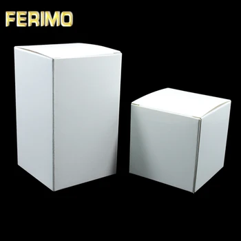 

10*8*6cm 20Pcs/ Lot Wholesale White Cardboard Boxes Event Crafts Hangings DIY Items Office Stationery Staples Chalk Package Box
