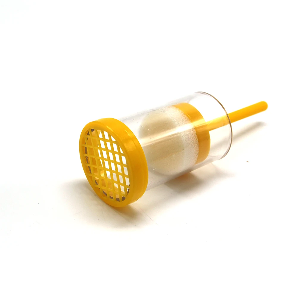 

1PCS Beekeeping Queen King Bee Marking Rearing Marker Label Marker Yellow Plastic Bottle Insect Bees Farm Identification Tools
