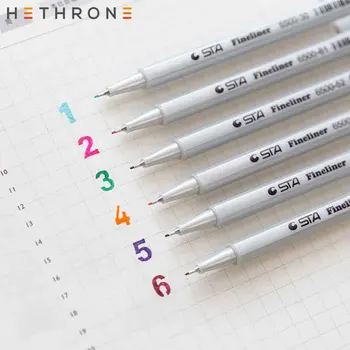

Hethrone 25pcs/set Glitter Shining highlighter sign Pen colorful Pointed art Marker pen supplies Painting office markers pens