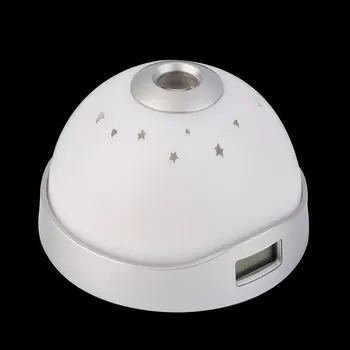 

Home decoration Digital Magic LED lights Led Funny Alarm Clock Laser Projection Night Light Color Change