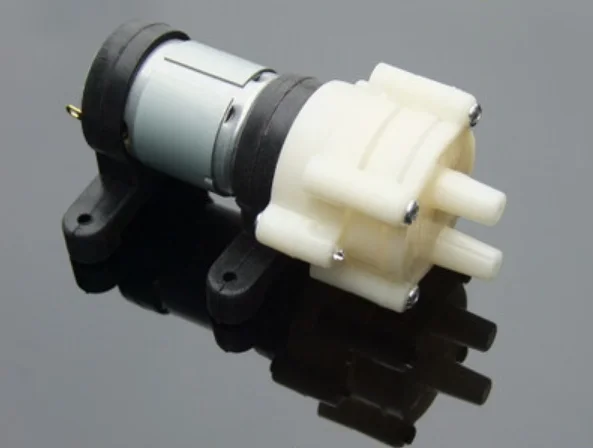Silicone stent Pump Хорошо! 385 DC водяная помпа 6V 12V 6W для ноутбука охлаждающий бак насос устройство для приготовления чая водяной насос - Напряжение: Silicone stent Pump