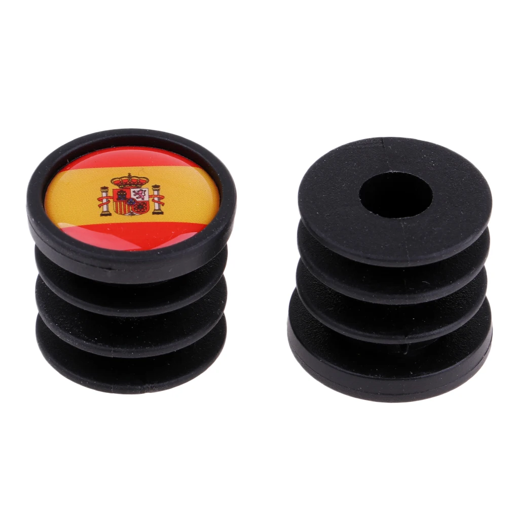 2pcs National Flags Decor Bike Bicycle Handlebar Bar End Plugs 22mm 7/8' Cycling Grips Bicycle Parts for MTB Mountain Road Bike 2pcs National Flags Decor Bike Bicycle Handlebar Bar End Plugs 22mm 7/8' Cycling Grips Bicycle Parts for MTB Mountain Road Bike