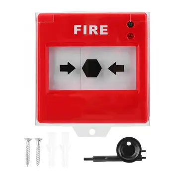 

Security Button with Hands Manual for Emergency Fire-alarm Release