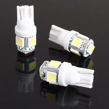 

20pcs Car Lights T10 White Interior LED Reading 6000K 5W Anti-vibration