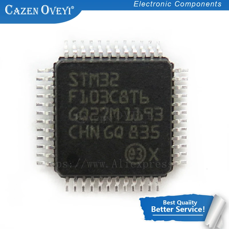 1 шт./лот STM32F103C8T6 STM32F103RFT6 STM32F103RGT6 STM32F105RBT6 STM32F105RCT6 STM32F103CBT6 QFP-48 в наличии | Электронные