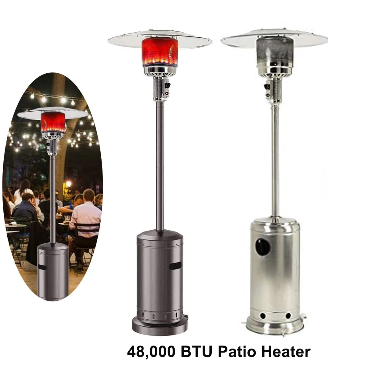 48 000 Btu Terrasse Heizung Flussigkeit Propan Gas Pulver Herd Stand Regenschirm Luft Warmer Fur Winter Garten Party Patio Heaters Aliexpress