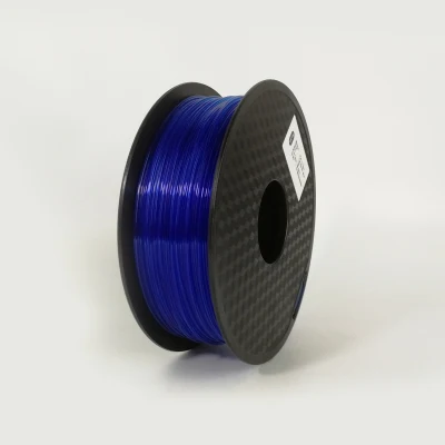 Transparent Blue TOPZEAL 3d принтер TPU нити 1,75 мм нити гибкие мерные точность+/-0,02 мм 3D печать материал пластик - Цвет: Transparent Blue