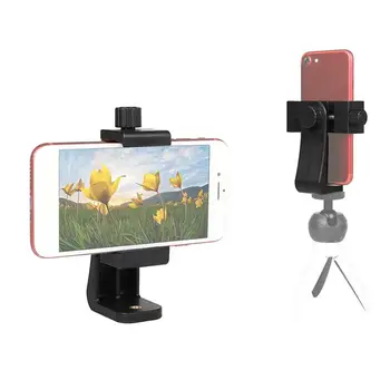 

Phone Tripod Mount Adapter Clip Support Holder Stand Vertical&Horizontal Video Shooting for Andriod iPhone Smart Phones