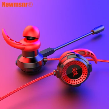 

Original Newmsnr G2000 Wired 6D Hifi Stereo earphones,Noise Reduction Gaming headset,Voice Control earset Instock for PUBG