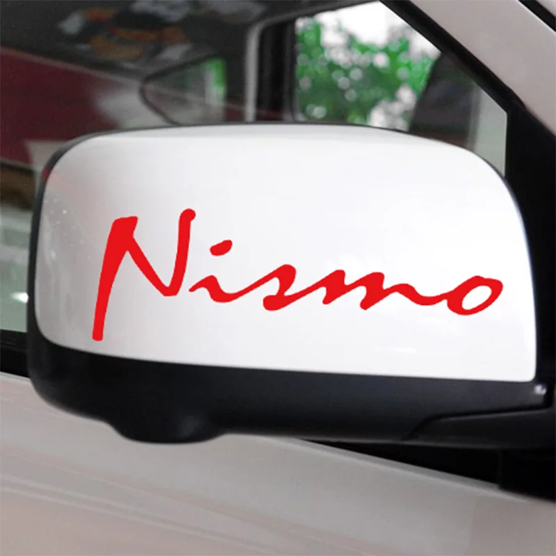 

1 Pair NISMO Car Rearview Mirror Stickers For Nissan Qashqai 2015 Juke X-trail Tiida Note Almera Car Accessories Murano