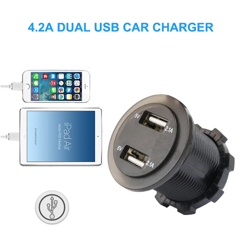  USB      ܼƮ , LED  а , ڵ Ʈ , 4.2A, 12V, 24V