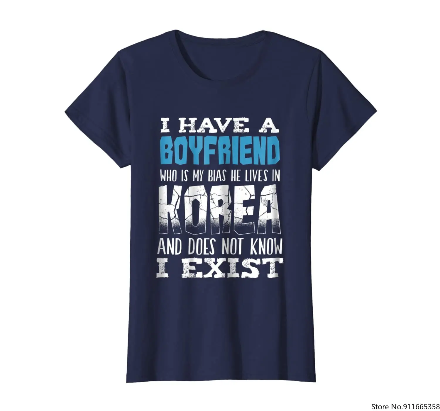 У меня есть парень который мой Забавный Kpop-футболка | Мужская одежда