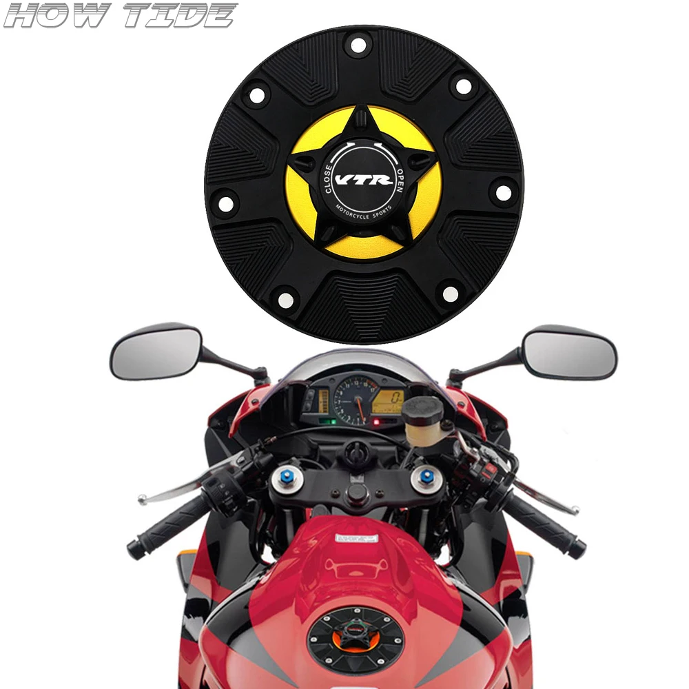 VTR Gas Fuel Tank Cap for HONDA 1000F VTR1000 F VTR1000F 2001-2005 Motorcycle Quick Release Cover | Автомобили и мотоциклы