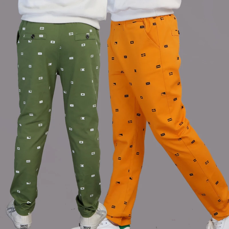 Famli/весенне-осенние повседневные детские штаны в клетку в британском стиле для подростков; брюки для мальчиков детская одежда Новинка года