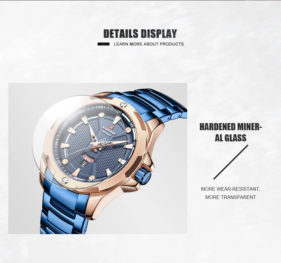 NAVIFORCE новые мужские часы Топ люксовый бренд Мужские кварцевые часы из нержавеющей стали аналоговые с указанием даты Мужские часы Relogio Masculino