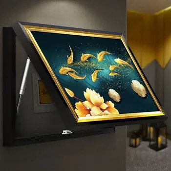 

Hydraulic Electric Meter Box Art Oil Painting Pictures Decorative Painting Power Box Cover Switch Box Hide Paintings Decoration
