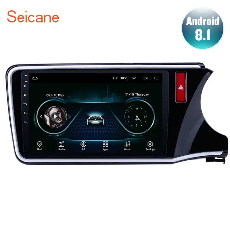 Seicane для 2014 2015 2016 2017 HONDA CITY правый руль Android 8 1 10 &quot2din автомобильное радио GPS