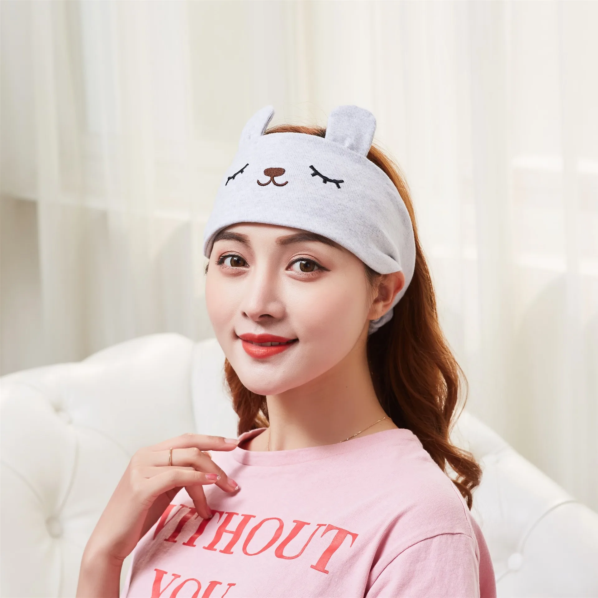 

S Confinement Cap Spring And Autumn Postpartum Cute Summer Thin Section Confinement Hair Band Maternal Headscarf Headband Headge