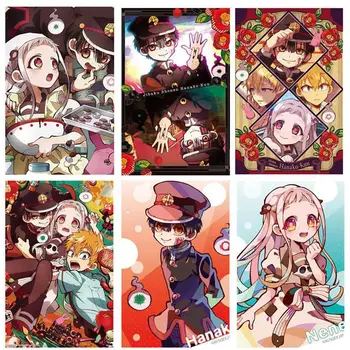 

28Pcs/set Anime Toilet Bound Hanako Kun Jibaku Shounen Yashiro Nene Manga Card Paster IC Crystal Card Bus Card Stickers Toy Gift