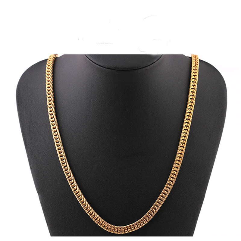 Винтажные крутые мужские ожерелья цепочки в стиле хип хоп длинные звенья сделай