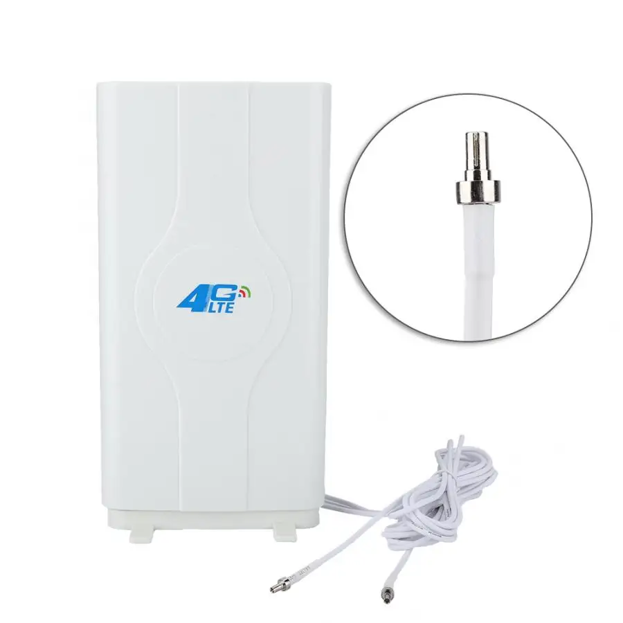Внутренняя 4G LTE 88DBi антенна с высоким коэффициентом усиления SMA/CRC9/TS-9 крышка 800 МГц до 2700 МГц Горизонтальная и вертикальная двойная поляризация 200 Вт - Цвет: CRC9