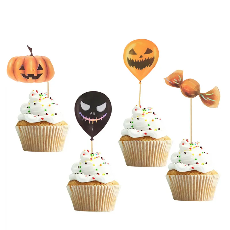10 Pcs=1 Set Halloween Decorative Mask Photo Props Paper Pumpkin Bat Children Halloween Party Photo Props Mask Pumpkin/Spider