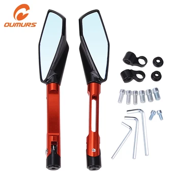 

OUMURS Motorcycle CNC Aluminum Rear View Mirror Side Mirror For Yamaha TMAX530 TDM850 FZ6N Kawasaki Z900 Z900RS Z800 Z1000 Honda