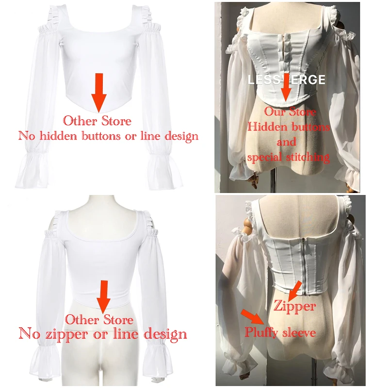 Сексуальная Белая Летняя Блузка с открытыми плечами, рубашки с длинным рукавом и рюшами, шифоновые женские топы, зимняя туника, корсет, корейский укороченный топ