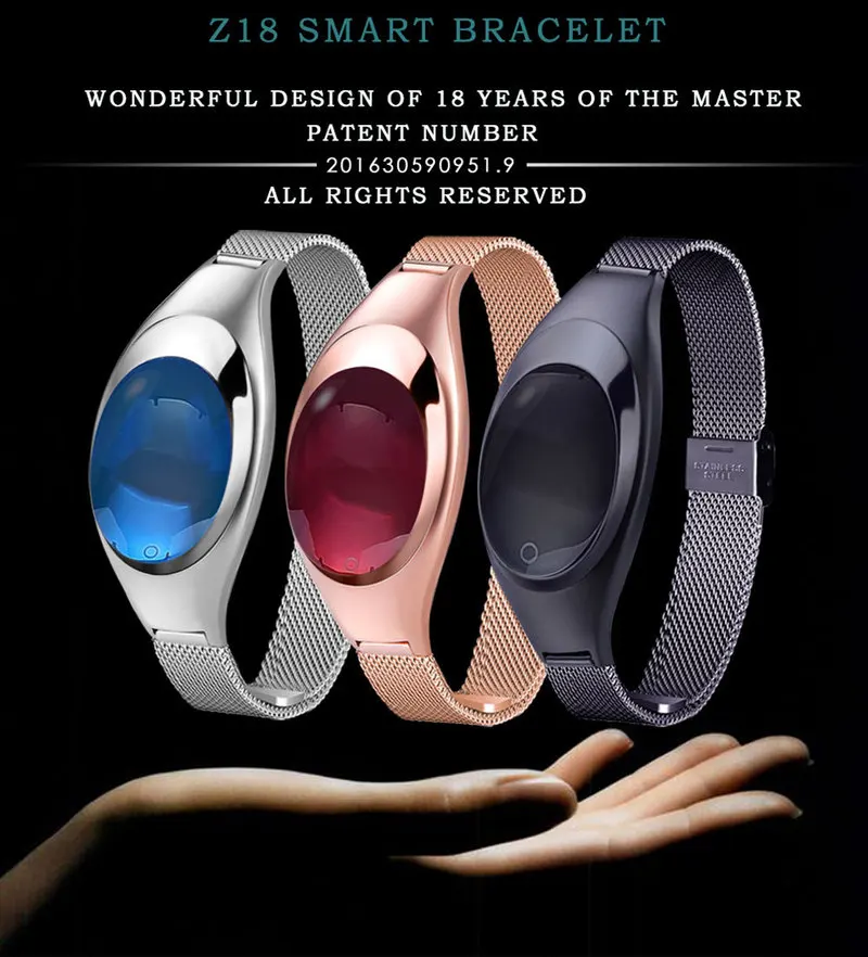 Sport Bracelet Smart heart Rate Sphygmomanometer Step Sleep Monitoring Sports Health Steel Belt Watch | Красота и здоровье
