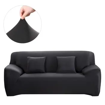 

WINOMO Stretch Arm Elastic Slipcover For Chair Loveseat Sofa Furniture Shield / Protector & 2pcs Pillow Case