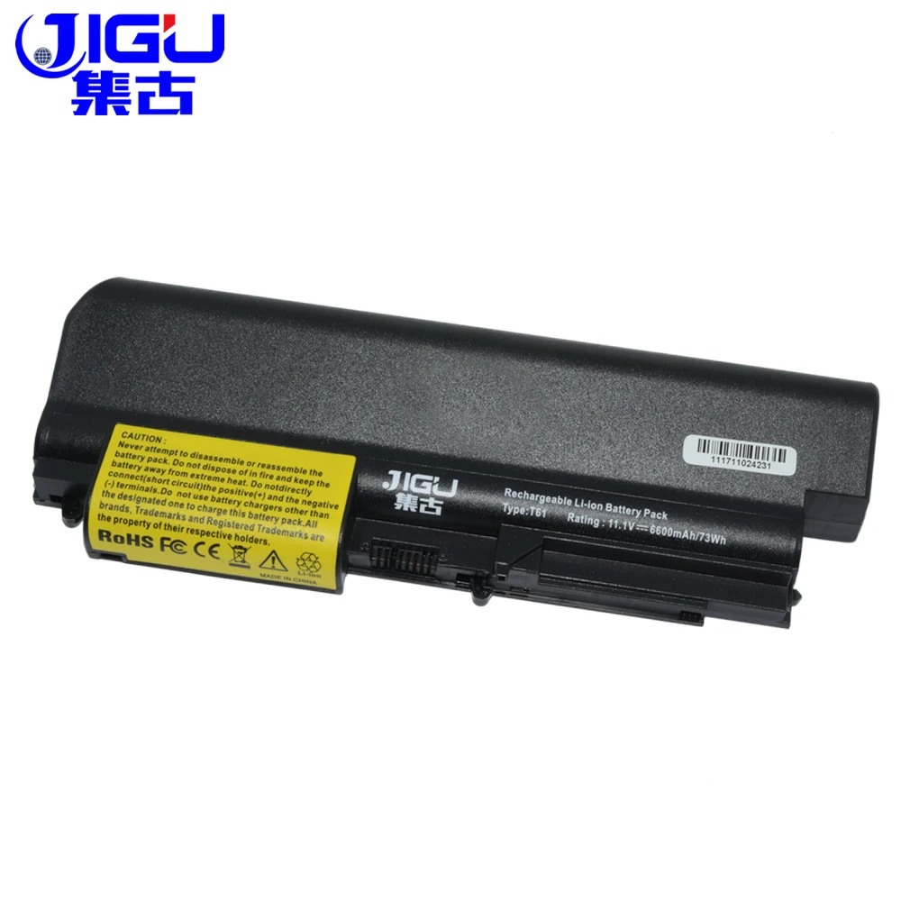 Аккумулятор JIGU для ноутбука батарея с 9 ячейками 41U3198 43R2499 ASM 42T4533 Lenovo Thinkpad R400 T400 R61i