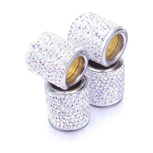 2 шт. Автомобильный подголовник воротник декор Bling Diamond Crystal Стразы Авто грузовики сиденье для внедорожника подвески автомобильные аксессуары для интерьера белый