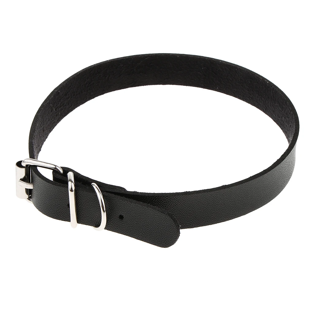 Fashionable Chic Punk Women Lady PU Leather Buckle Belt Choker Chain Charm Collar Necklace Bracelet